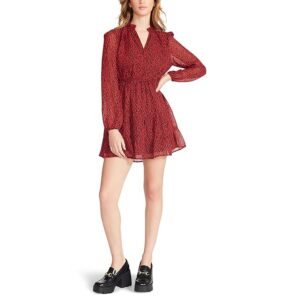 Steve Madden Bobbi Dress (Bright Red) Women's Clothing
