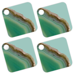 TILEMA20-Green Agate Skin for Tile Mate 2020 - Green Agate - Pack of 4