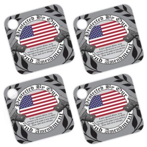 TILEMA20-Mexican Flag Skin Decal Wrap for Tile Mate 2020 Sticker - Mexican Flag - Pack of 4