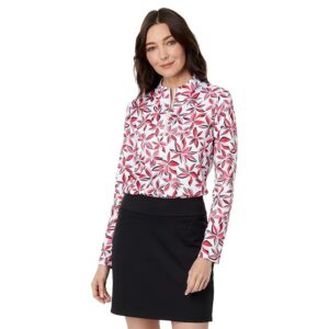 Tail Activewear Candice Upf 50+ Long Sleeve Pullover (Starflower) Women's Clothing