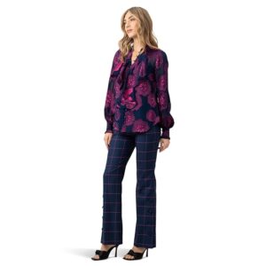 Trina Turk St. Marks Top (Ink/Trina Pink) Women's Blouse