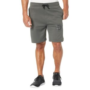 UFC Basic 8 Workout Shorts (Dark Grey) Men's Shorts