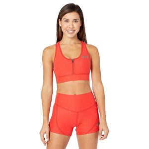 UFC Core Zip Front Sports Bra (Red) Women's Lingerie