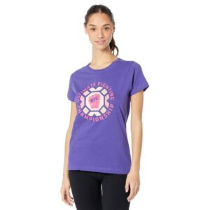 UFC Halo Tee (Heather Purple) Women's Clothing
