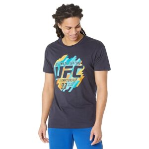 UFC Slant Colors Tee (Navy) Men's Clothing