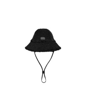 UGG Fluff Recycled Microfur Lined Bucket Hat (Black) Caps