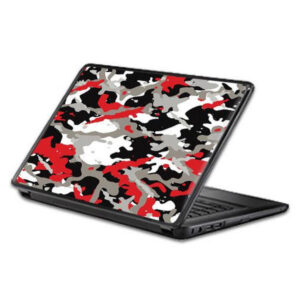 UNLAPTOP12-Red Camo Skin Decal Wrap for Universal 12 in. Screen - Red Camo