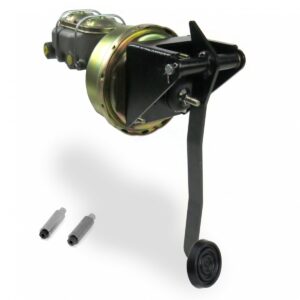 Universal FW 9 in. Single Brake Pedal kit with Drum & Drum 3 in. Rubber Pad