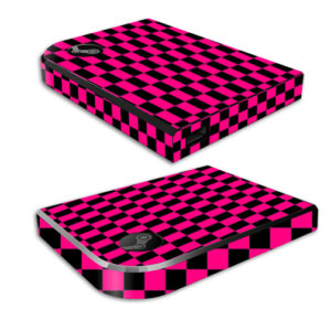 VASTELINK-Pink Check Skin for Valve Steam Link Cover Wrap Sticker - Pink Check