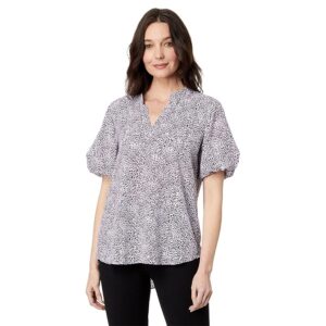 Vince Camuto 1/4 Puff Sleeve Blouse (Pink Chalk) Women's Clothing