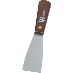 Warner 627 1.5 in. Full Flex Putty Knife with Rosewood Handle