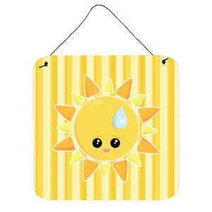 Weather Sun Sprinkle Face Wall or Door Hanging Prints