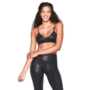 Yogaworks Women's Gurdy Strapped Bikini Bra