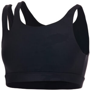 Yogaworks Women's Nina Cut Out Camo Bra