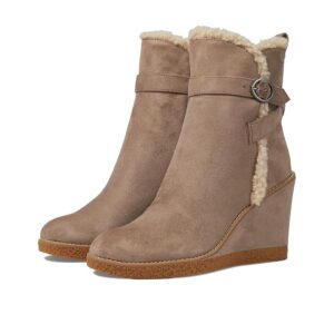 ZODIAC Ina-Shrl Wedge (Taupe Microfiber) Women's Boots