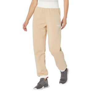 adidas Originals Cuffed Joggers with Trefoil Graphic Embroidery (Magic Beige) Women's Casual Pants