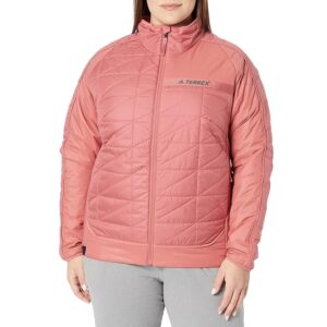 adidas Outdoor Plus Size Terrex Multi Insulated Jacket (Wonder Red) Women's Clothing