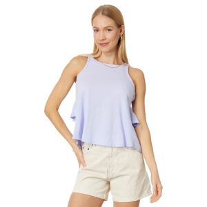 bobi Los Angeles Ruffle Back Tank (French Lilac) Women's Clothing