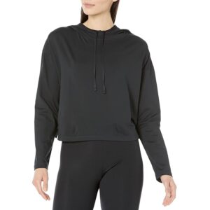 girlfriend collective Reset Hoodie (Black) Women's Clothing