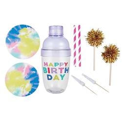 3.34 x 7.8 in. Birthday Cocktail Shaker Set- Happy Birthday