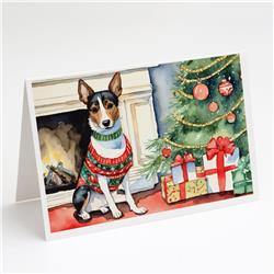 5 x 7 in. Unisex Basenji Christmas Greeting Cards & Envelopes - Pack of 8