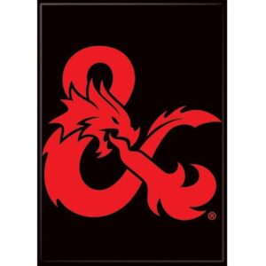 823953 Dungeons & Dragons Logo Ampersand Magnet