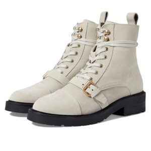 AllSaints Donita Suede Boot (Stone White) Women's Boots