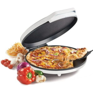 Betty Crocker Countertop Pizza Maker 1440-Watt Pizza Maker Machine for Home BC-2958CWK White