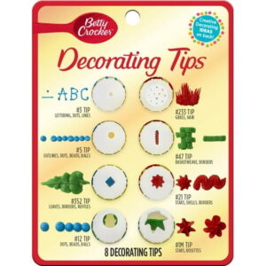 Betty Crocker Decorating Tips (Pack of 3)