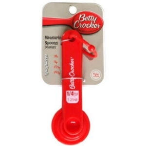 Betty Crocker Measuring Spoons. 1Tbs 1 tsp 1/2 tsp 1/4 tsp