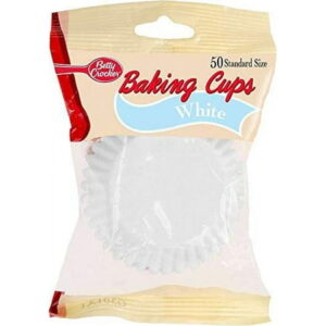 Betty Crocker White Baking Cups 50ct (Pack of 18)