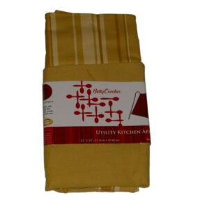 Betty Crocker Yellow Gold Kitchen Apron Utility Cooking Bib Style