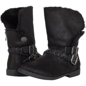 Blowfish Malibu Kids Seswick-B-T SHR (Toddler/Little Kid) (Black Draped Micro/Die Cut) Girl's Shoes