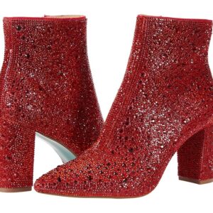 Blue by Betsey Johnson Cady Dress Bootie (Red) Women's Boots