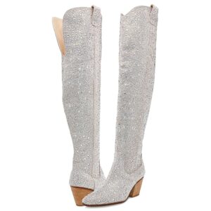 Blue by Betsey Johnson Rodeo (Rhinestone) Women's Boots