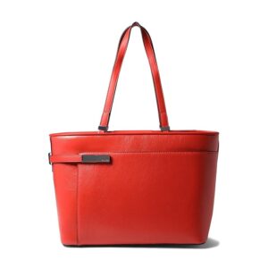 Calvin Klein Jade Tote (Spicy Orange) Tote Handbags