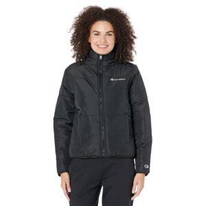 Champion Puffer Jacket (Black) Women's Jacket