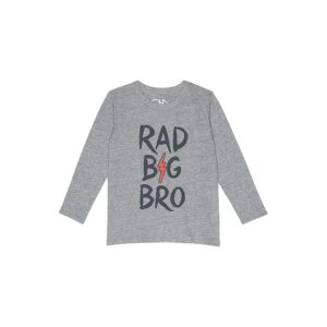 Chaser Kids Tri-Blend Long Sleeve Crew Neck Tee (Little Kids/Big Kids) (Streaky Grey 3) Boy's Clothing