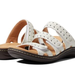 Clarks Laurieann Cove (White Leather) Women's Shoes