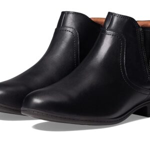 Cobb Hill Crosbie Gore Boot (Black Leather) Women's Boots