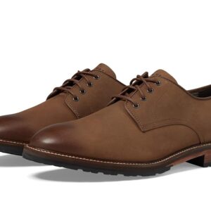 Cole Haan Berkshire Lug Plain Toe Oxford (Dark Sequoia Waxy Leather/Natural WR) Men's Lace-up Boots