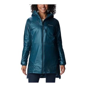 Columbia Arch Rock Double Wall Elite Mid Jacket (Night Wave) Women's Clothing