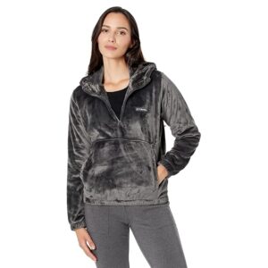 Columbia Fireside Fleece Hoodie (Shark) Women's Clothing