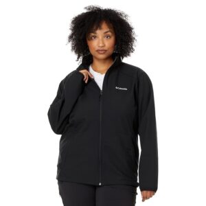 Columbia Plus Size Kruser Ridge II Softshell (Black) Women's Coat