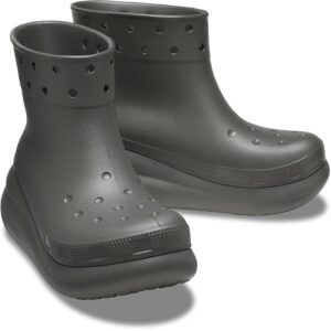 Crocs Crush Rain Boot (Dusty Olive) Shoes