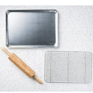 Cuisipro Restaurant with Carbon Steel Baking Sheet 18 x 13 / Cooling Rack 10 x 18 Bundle