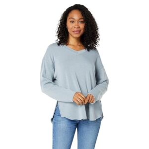 Dylan by True Grit Fleece and Faux Fur Modern Cozy Everywhere Jacket (Sioux Sky) Women's Clothing