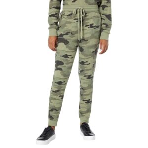 Dylan by True Grit Hallie Camo Waffle Joggers (Light Olive) Women's Casual Pants