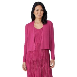 Eileen Fisher Cardigan (Geranium) Women's Sweater