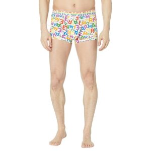 Emporio Armani Rainbow Logo 2-Pack Trunks (EA Rainbow Color/White) Men's Underwear